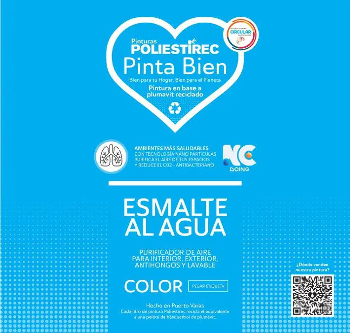 Esmalte al Agua Antimicrobiano